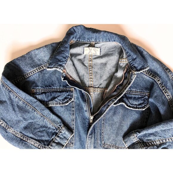 Free People We The Free Sammie Denim Coverall Blue Size XS - Picture 5 of 8